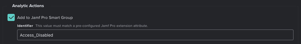 Jamf Analytic - Smart Group